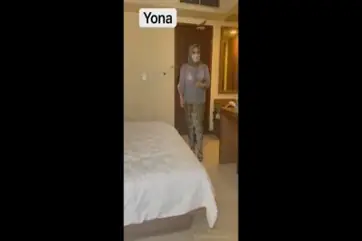 Ukhti Tante Kebaya Ungu Cantik Pasrah Kasur Hotel